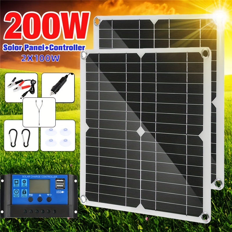 Auto Solar - Mini kit solaire portable auto-installable de 50 W