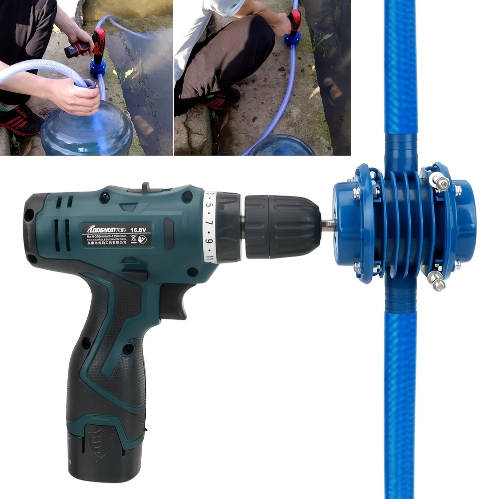 Bomba de Agua Para Taladro P63 2400 l/h, autocebante, Conexión 1/2', para  montaje de abrazaderas de manguera de 1/2 - Herramientas Einhell
