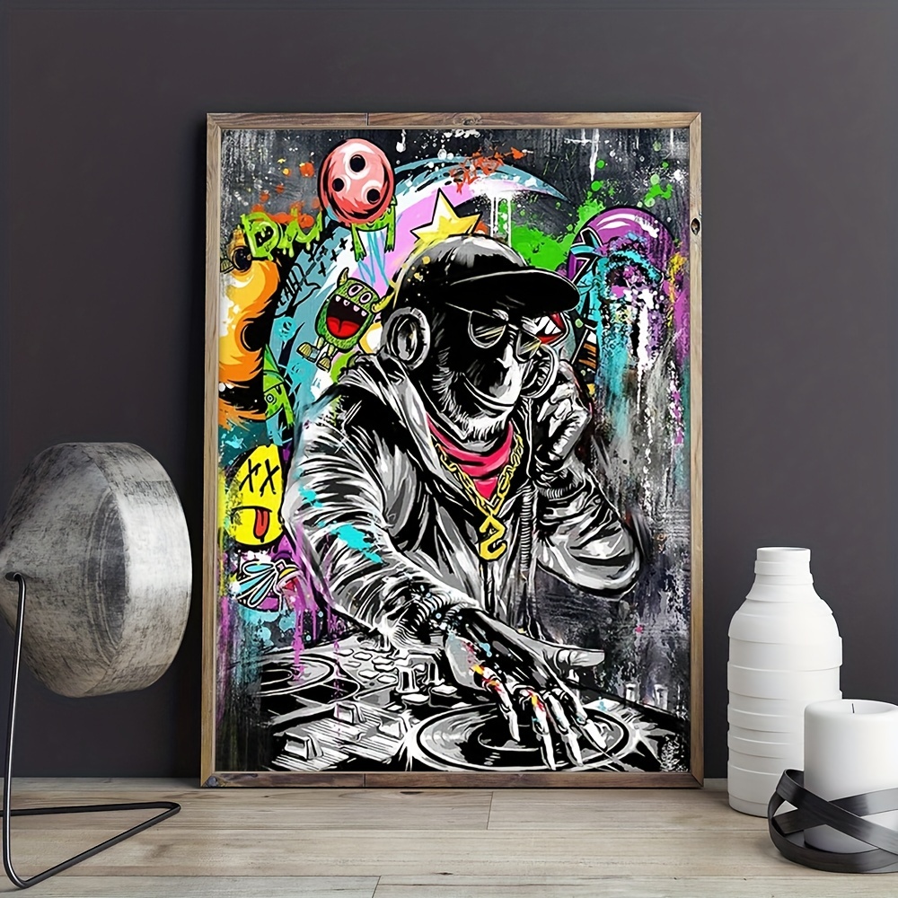 Graffiti Wall Art hd Digital Picture Printing banksy Poster - Temu