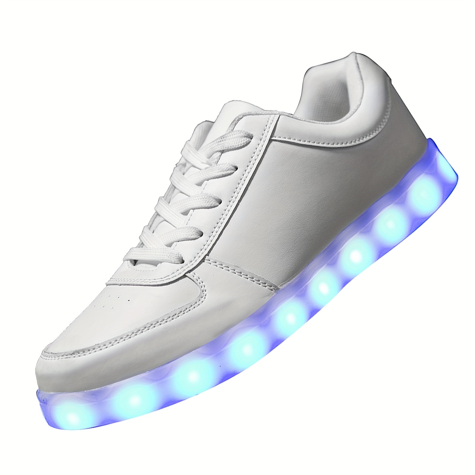  Zapatillas deportivas para bebés y niños pequeños, zapatos  deportivos con luces LED brillantes y luminosas, Dorado, Blanco : Ropa,  Zapatos y Joyería