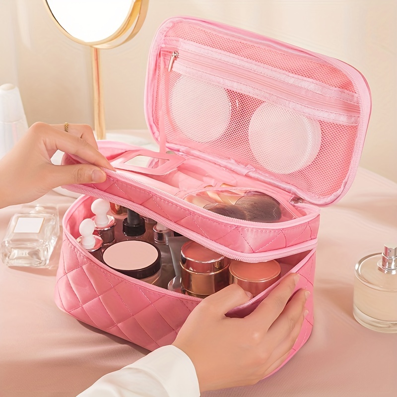 Bolso De Cosmeticos Makeup Gran Capacidad Organizador Profeccional Para  Mujer US