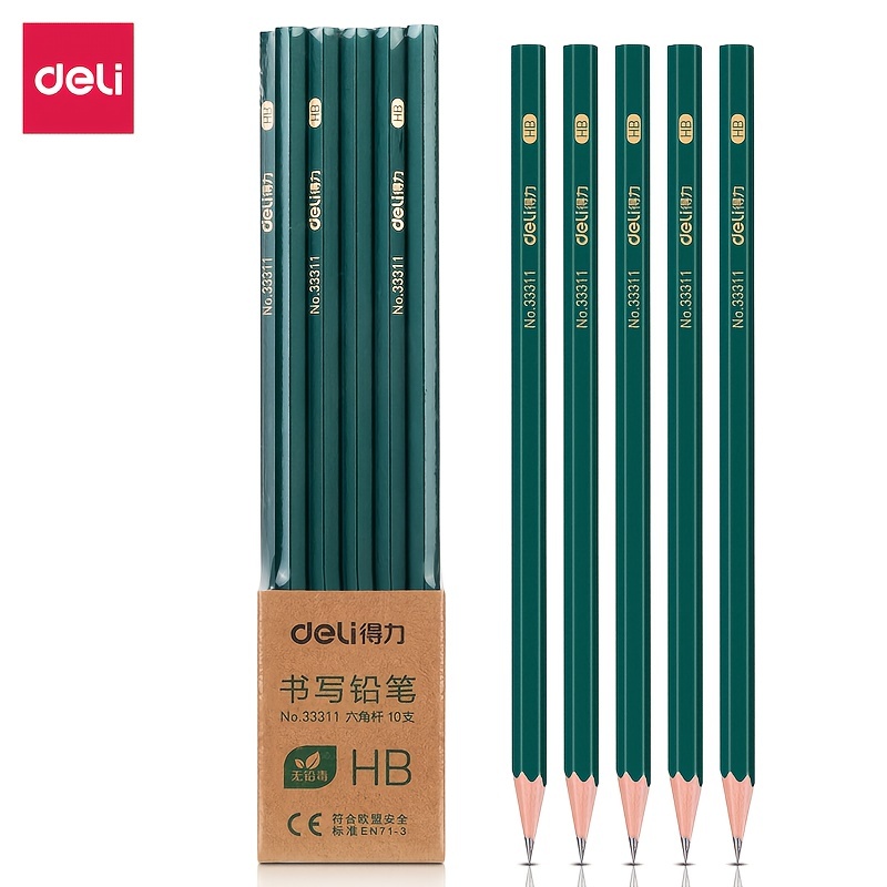 10pcs/box, HB/2B High Quality Graphite Pencils Soft Texture Pencils  Professional Drawing Sketching Pencil Sketch Pencils For School Office  Supplies, B