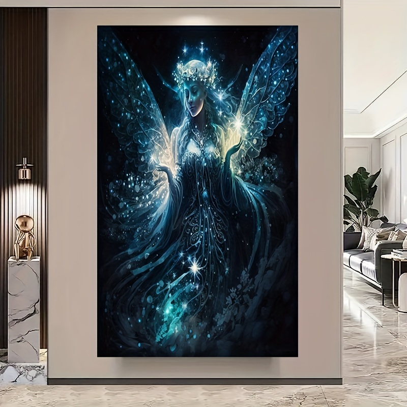 

5d Diy Diamond Painting For Adults And Beginners Character Elf Diamond Painting For Living Room Bedroom Decoration 40*70cm/15.75*27.55in