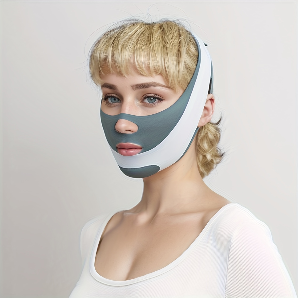 1pc Beauty Face Lifting Mask, V Line Face Mask, V Line Lifting Strap,  Double Chin Reducer, Chin Up Mask Face Lifting Belt, Face Chin Mask