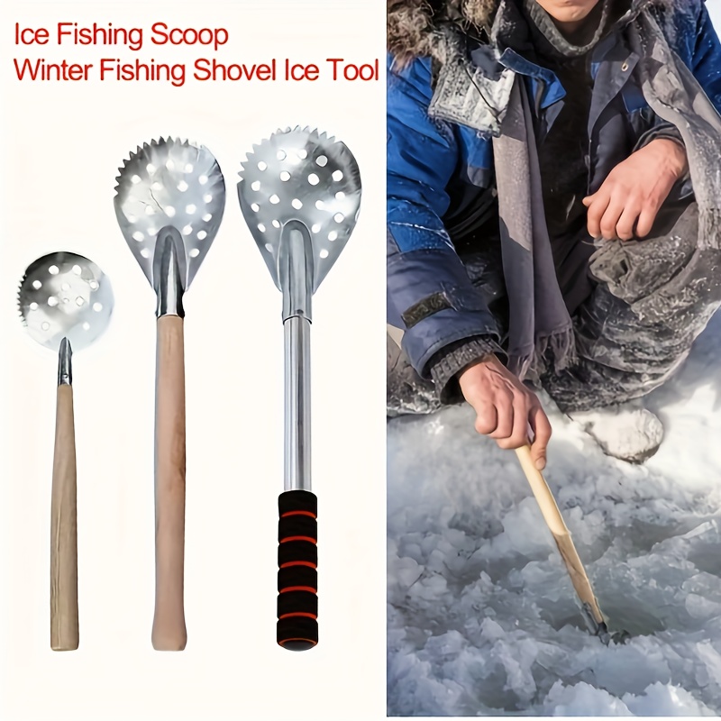 Ice Fishing Scoop Ice Skimmer Winter Fishing Accessories - Temu Canada