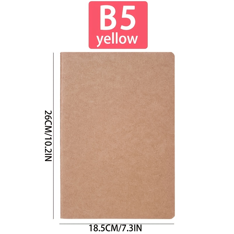 KOKUYO Gambol Lined Kraft Paper Cover Notebook A5/B5 Pack — A Lot Mall