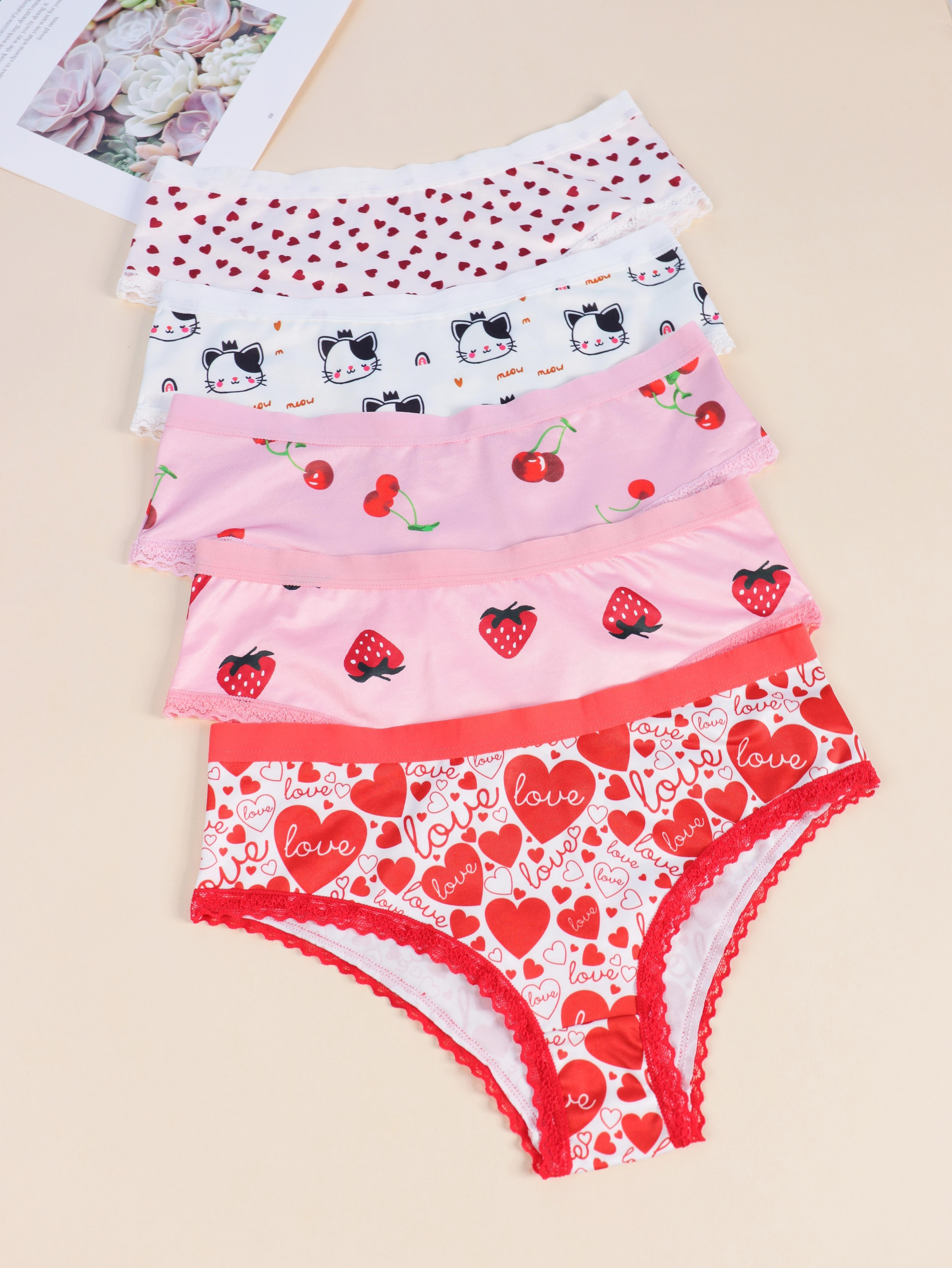 Buy LOVERG Panties for Women Thongs Underwear Seamless Lace Panty