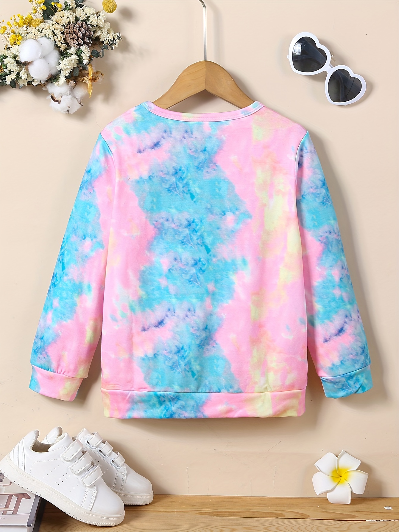 Girls tie dye sweatshirt online