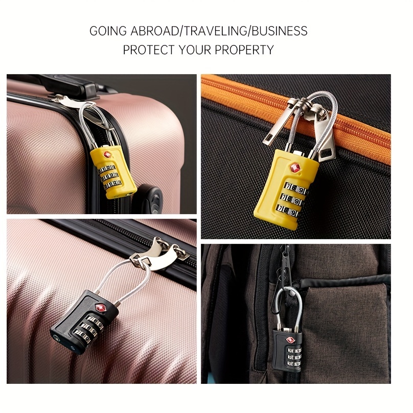 Candado de maleta, candado suizo, código numérico, mochila de bloqueo  numérico, números de combinación de taquilla, seguridad antirrobo