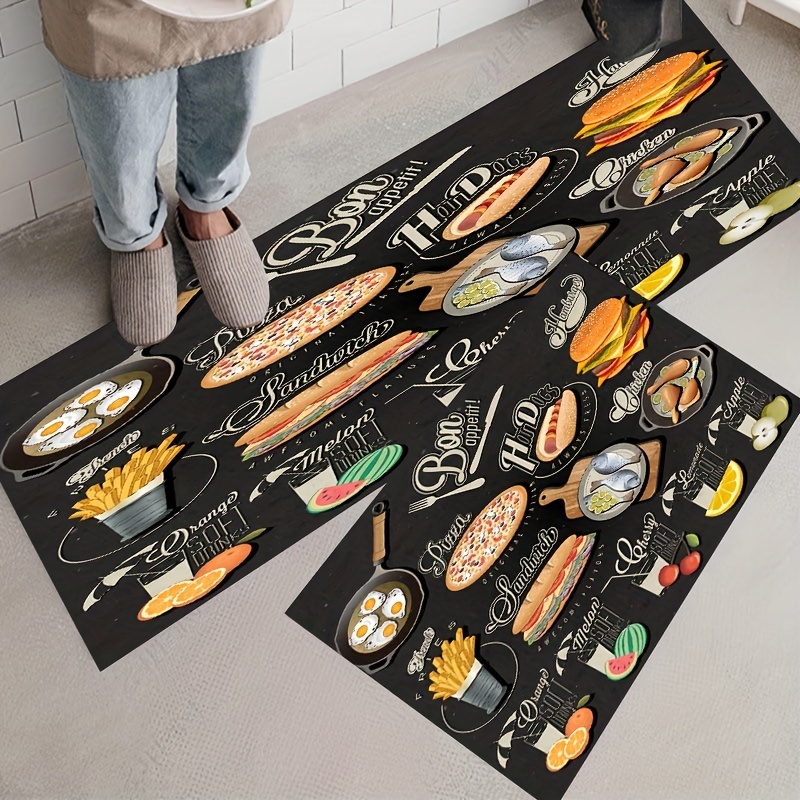 Soft Thickened Kitchen Mat Non slip Oil proof Floor Mat - Temu