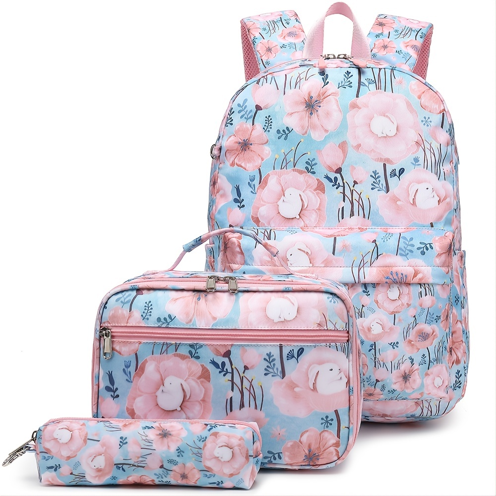 School Backpacks Lunch Box Girl, Elementary Girl School Backpack