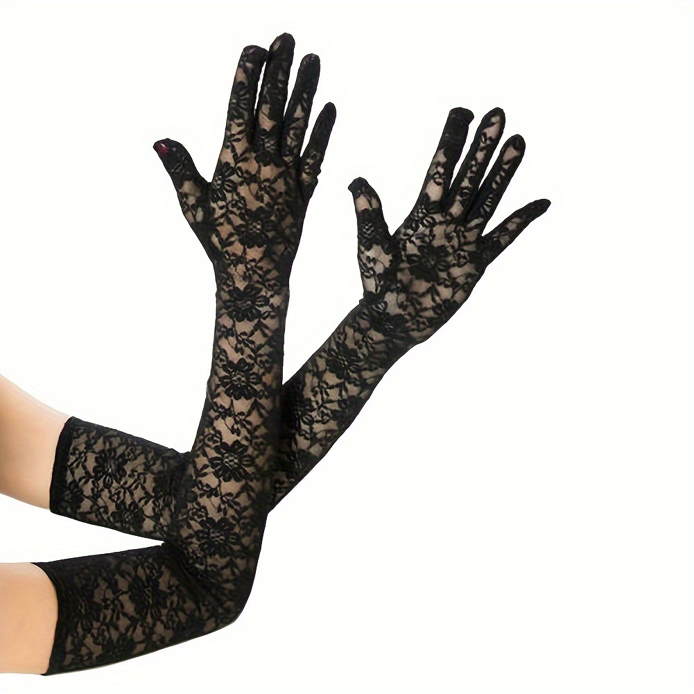 Vintage Lace Gloves Wedding Gloves Fancy Dress Gloves Wedding Prom Women Accessories