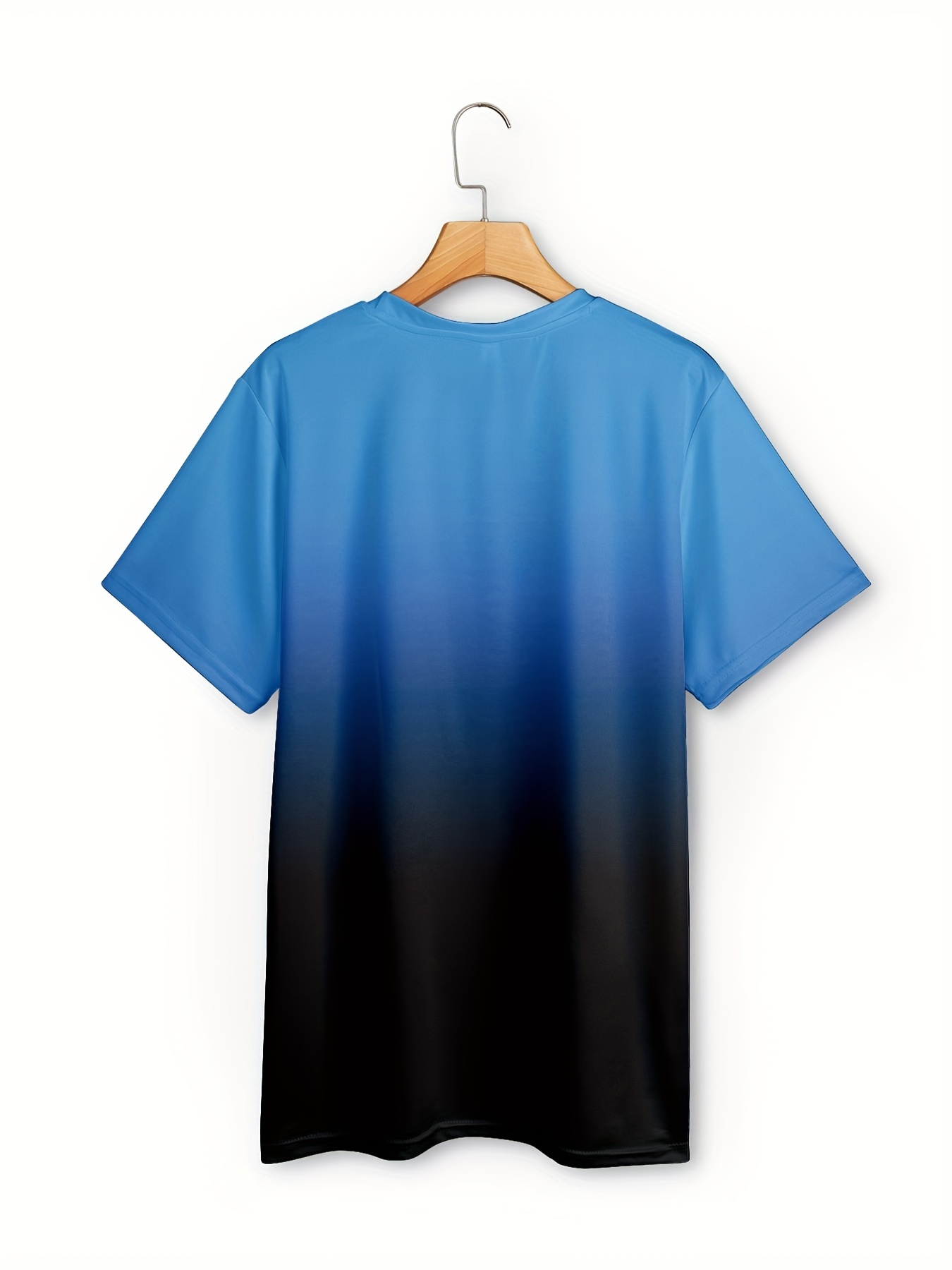 Men Tie Dye Tee Shirt Slim Fit Gradient Tshirt Fashion Short Sleeve Gym  Shirts Crewneck Lightweight Sports T Shirt