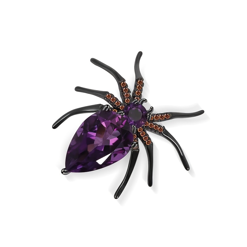 1pc Insect Series Designer High End Brooch Spider Design S925