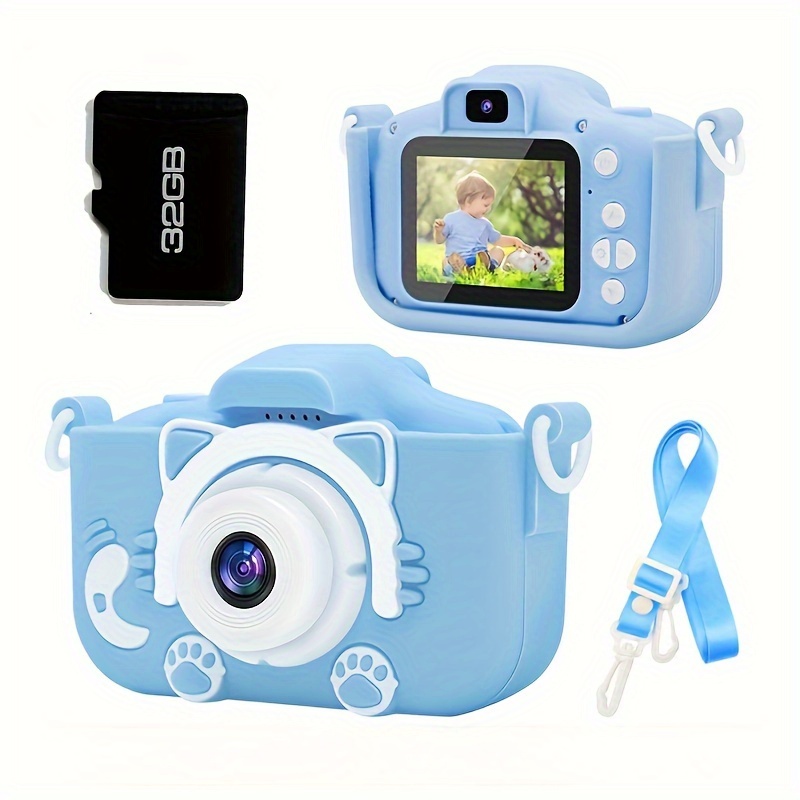 Enfant appareil photo d'impression instantanée pour enfants 1080p hd vidéo  photo jouets avec carte d'impression de 32 Go papier appareil photo enfants  pour les filles garçons