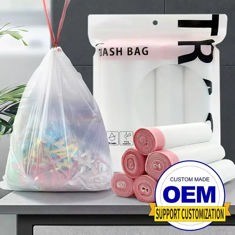 Durable Drawstring Garbage Bags - Portable And Disposable Trash Bags For  Household Use - Temu
