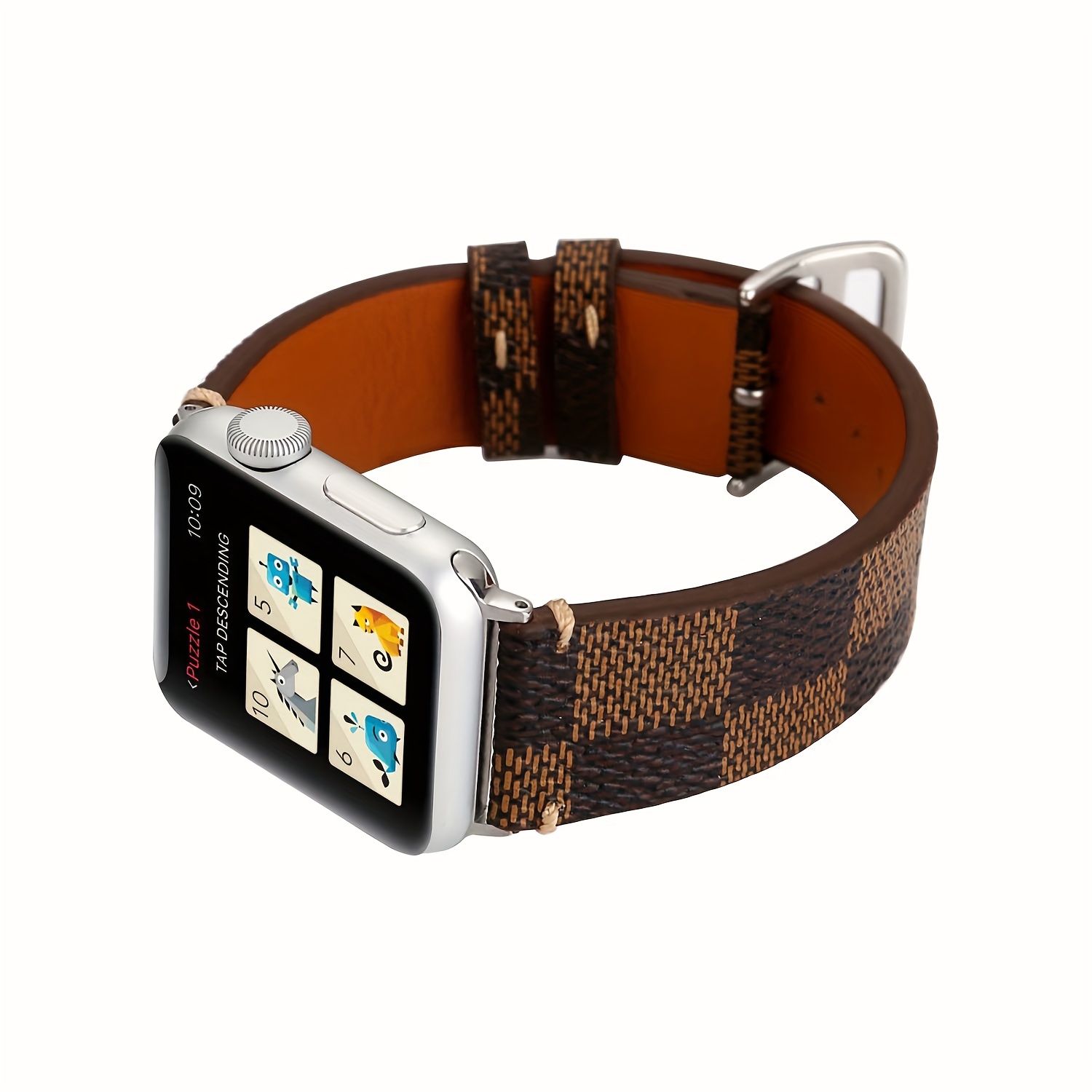 louis vuitton leather apple watch band 44mm