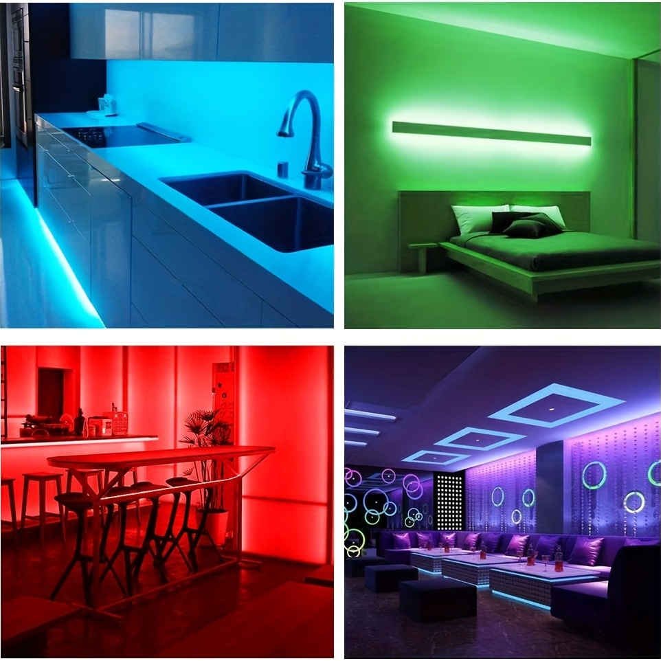 Tira de luces LED para retroiluminación de TV de 50 a 65 pulgadas,  monitores de PC, dormitorio, sala de juegos, luz de ambiente de cine en casa
