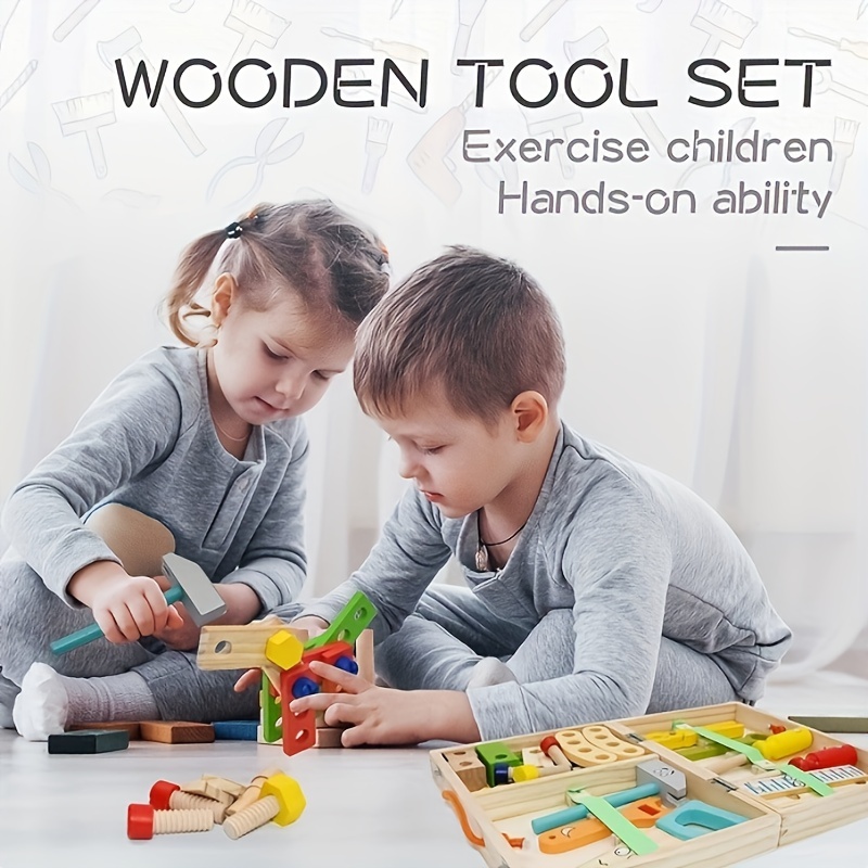 Activity-board Boîte à outils jouets pour enfants jouets en bois outil établi  enfants valise enfants jouets enfants jeux enfants outils