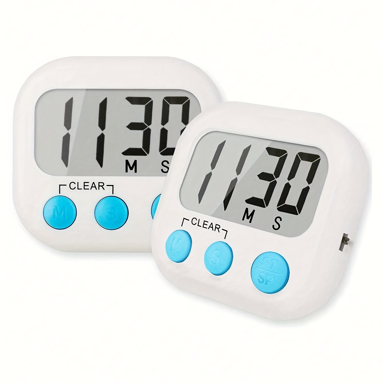 Timer Waterproof Digital Kitchen Timer Alarm Clock For - Temu