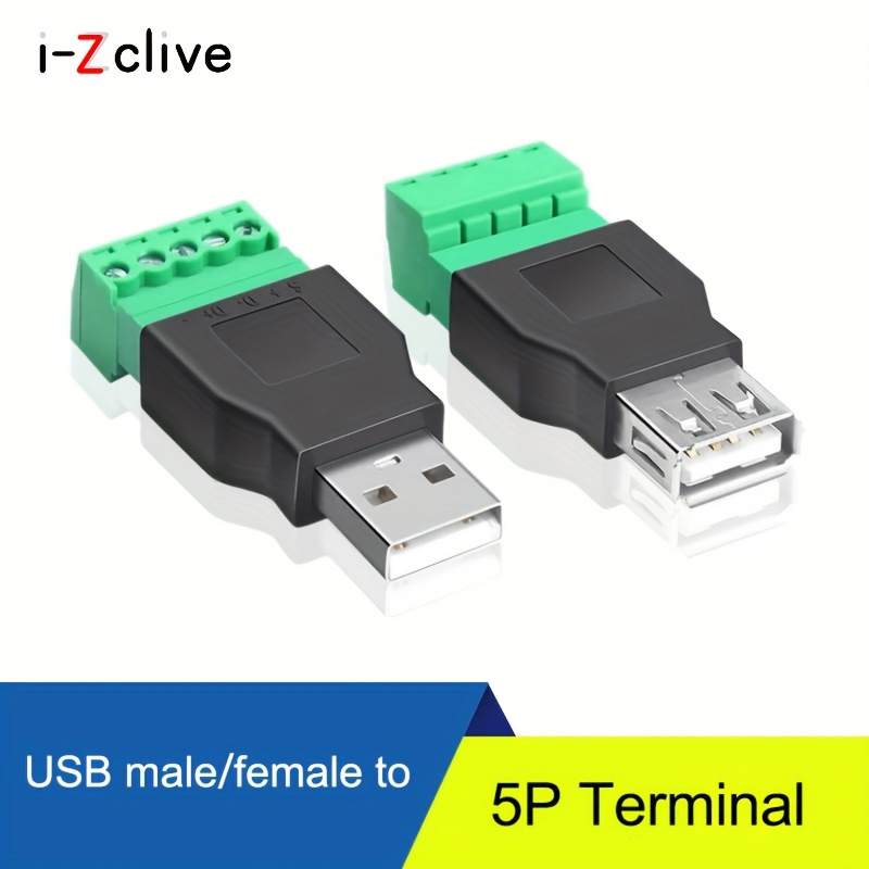 Connecteur à souder USB type A femelle - Female USB 2.0 connector