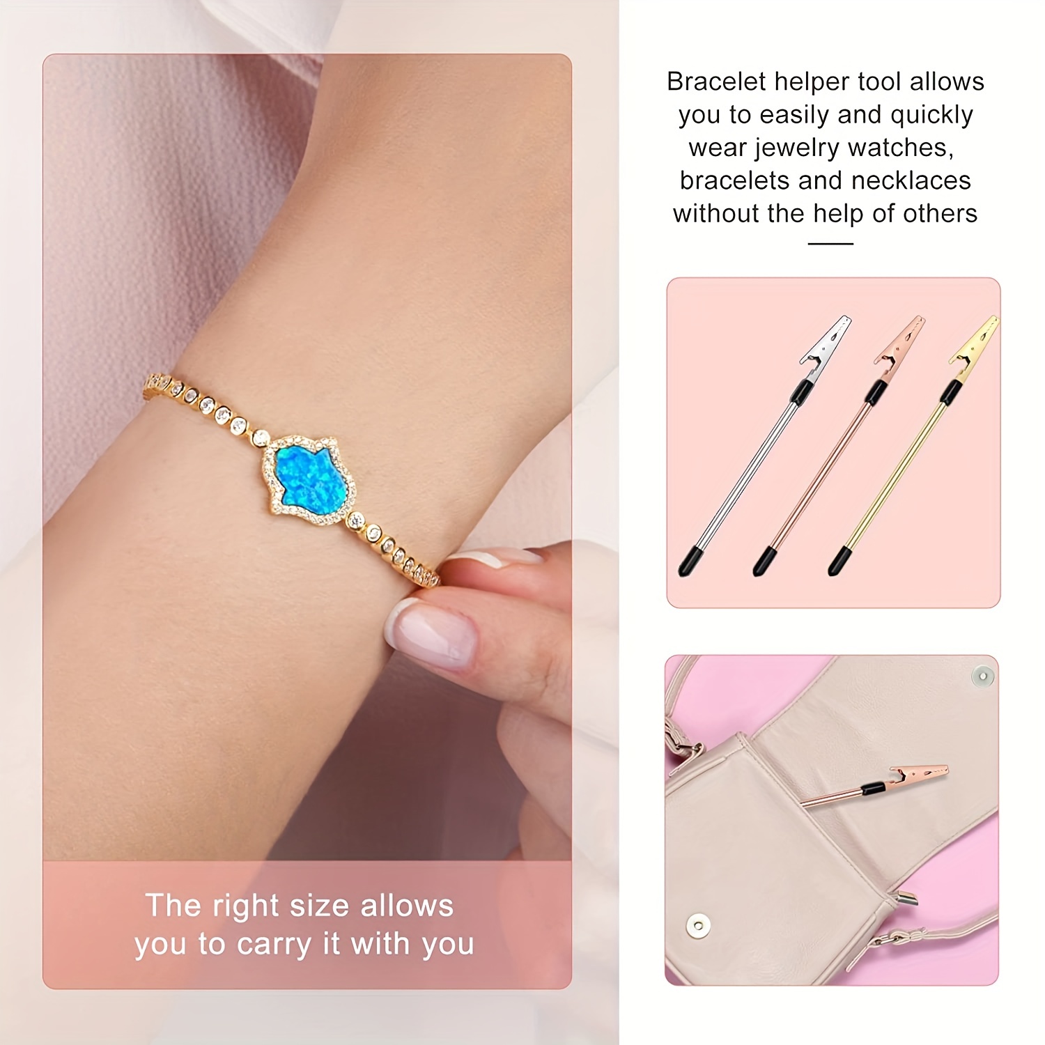 Jewelry Making Kit: Bracelet Helper Tool Roach Clips Pliers - Temu