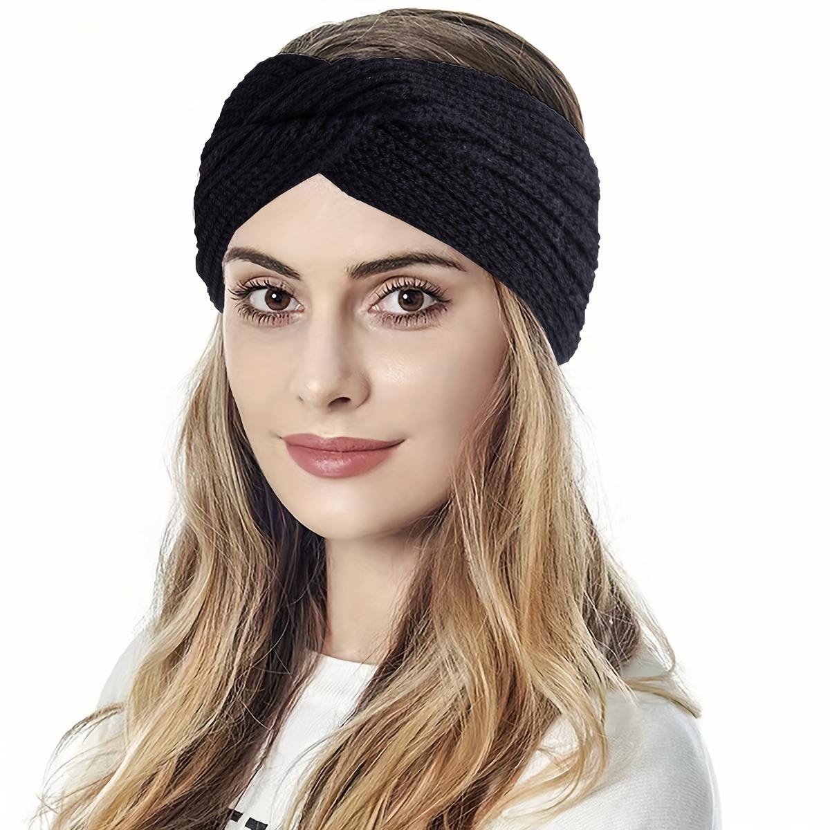 3pcs womens fashion headbands cozy winter headband ear - Temu display picture 1
