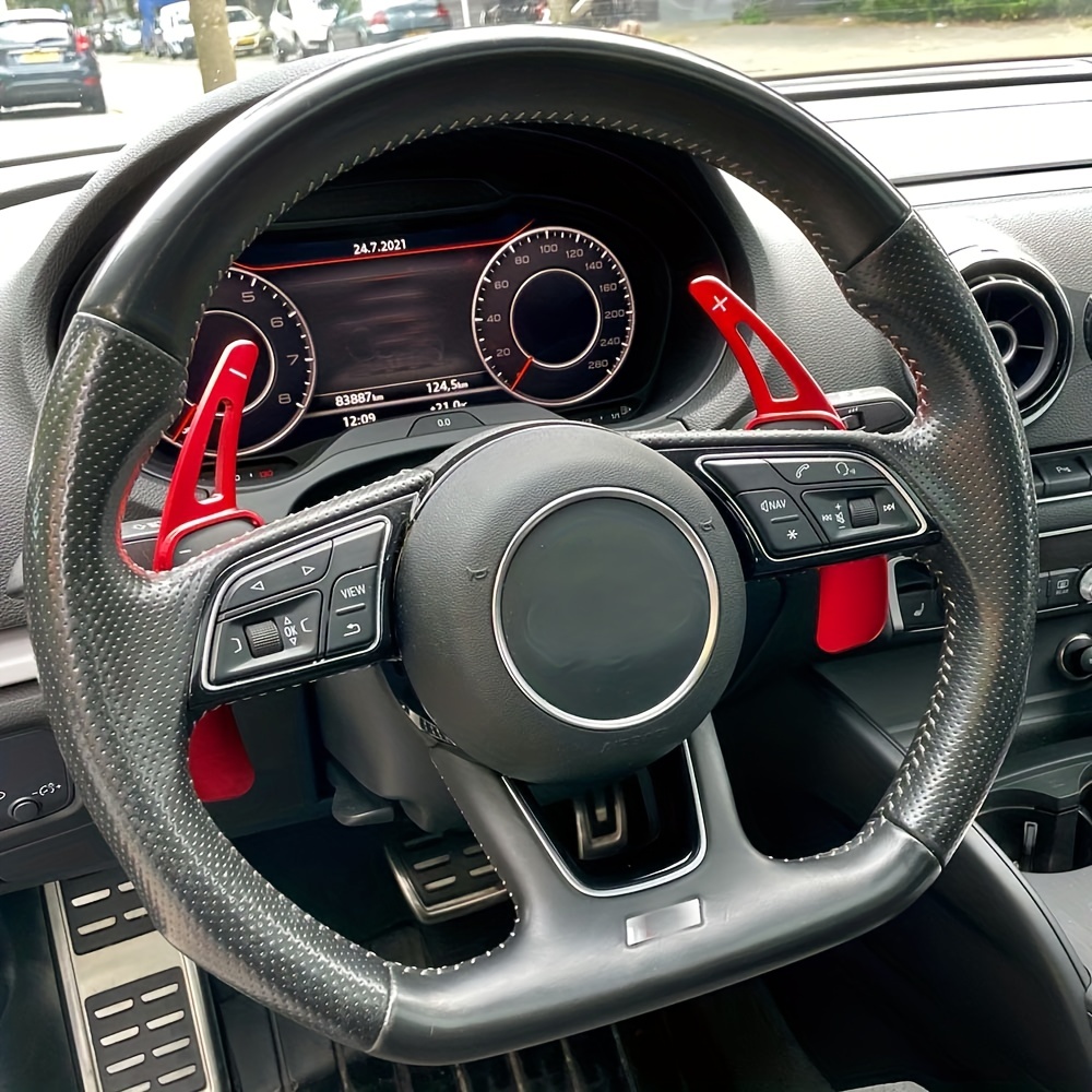 Savanini Aluminum Car Steering Wheel Shift Paddle Shifter Gear Extention  For Audi A3/a4l/a5/q3/q5/tt/s3/r8 Car Styling - Steering Wheels & Steering  Wheel Hubs - AliExpress