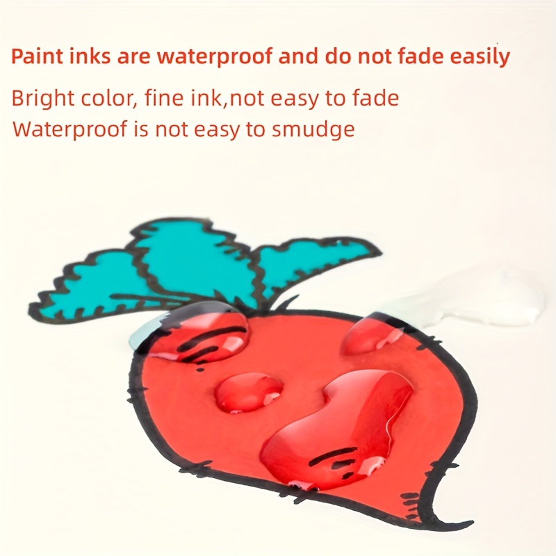Waterproof Paint Marker Fade resistant Oil Based Medium Tip - Temu