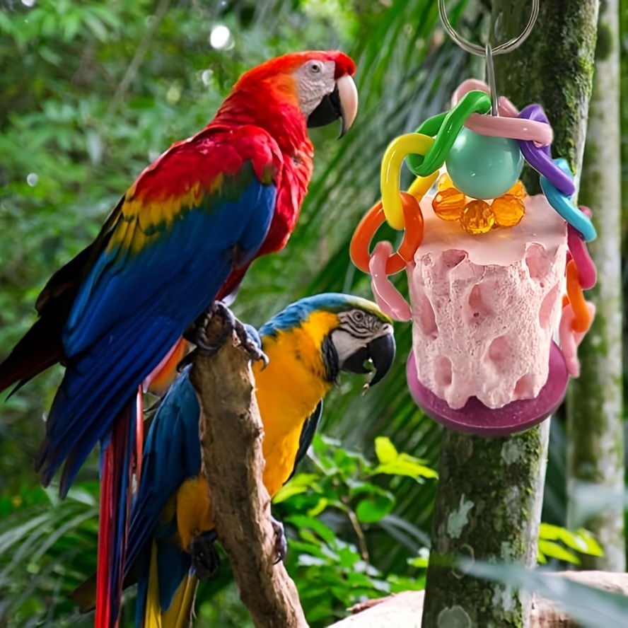 Bird Toy Calcium Teeth Grinding Chew Treats Toy Parrot - Temu Canada