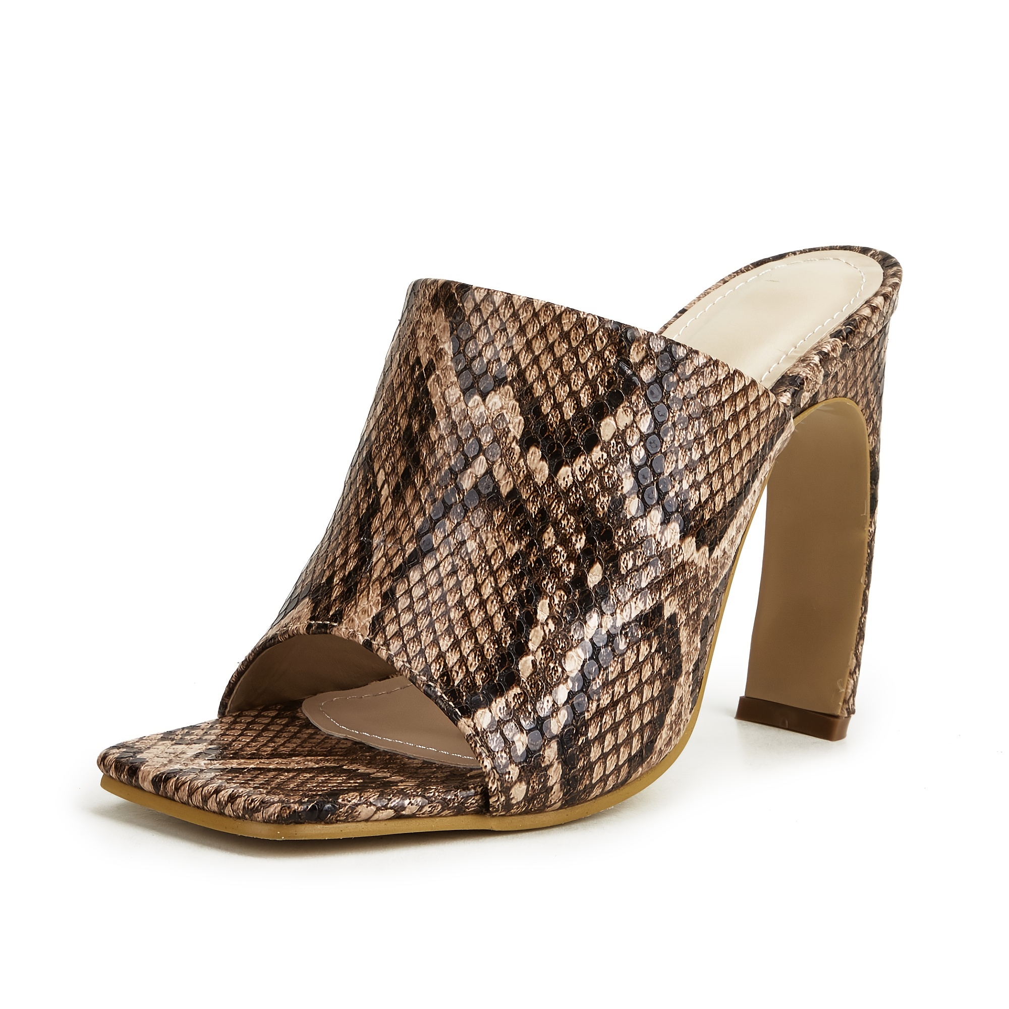 Sandalias piel online serpiente