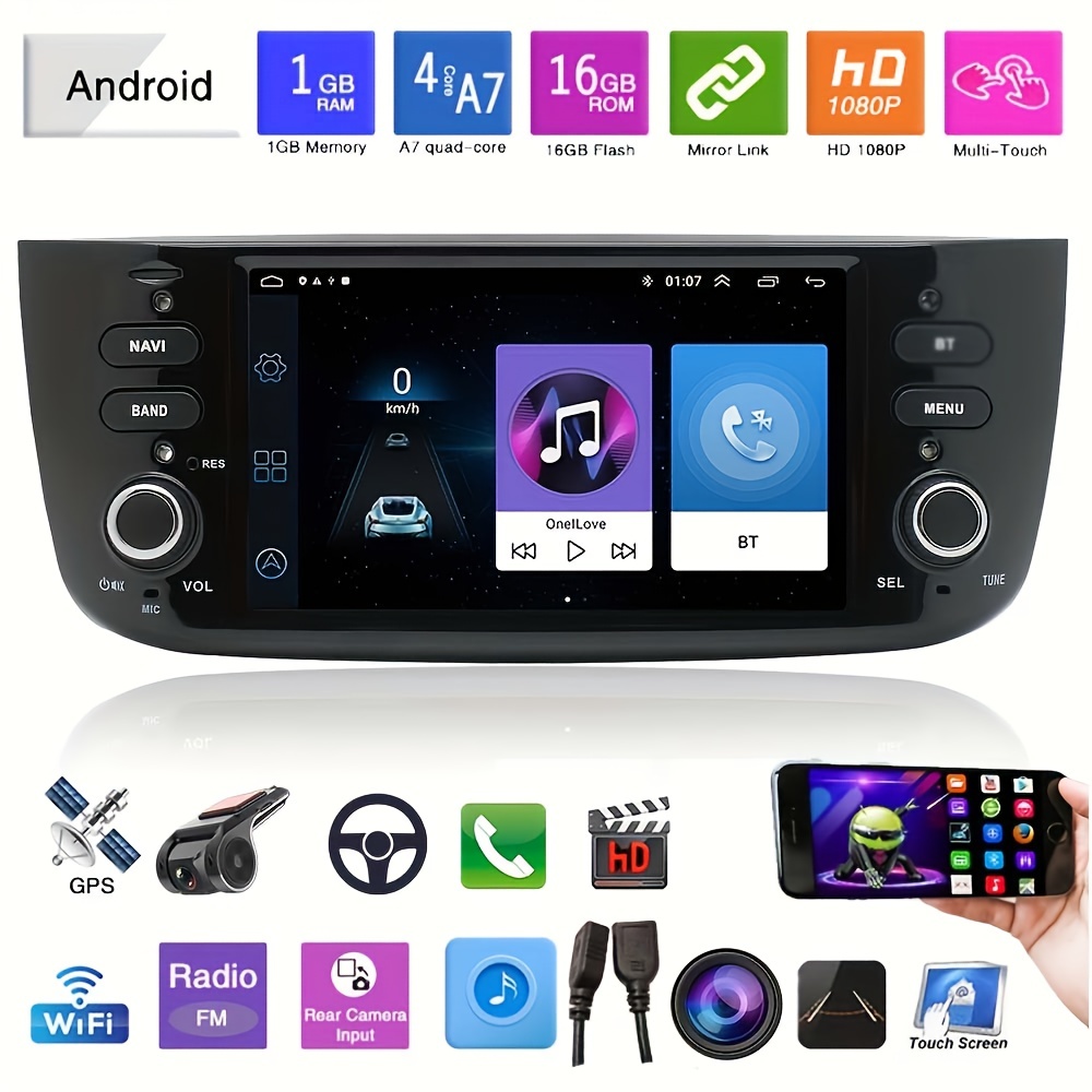7 Pulgadas Para Android Car Radio MP5 Player Carplay Auto - Temu Chile
