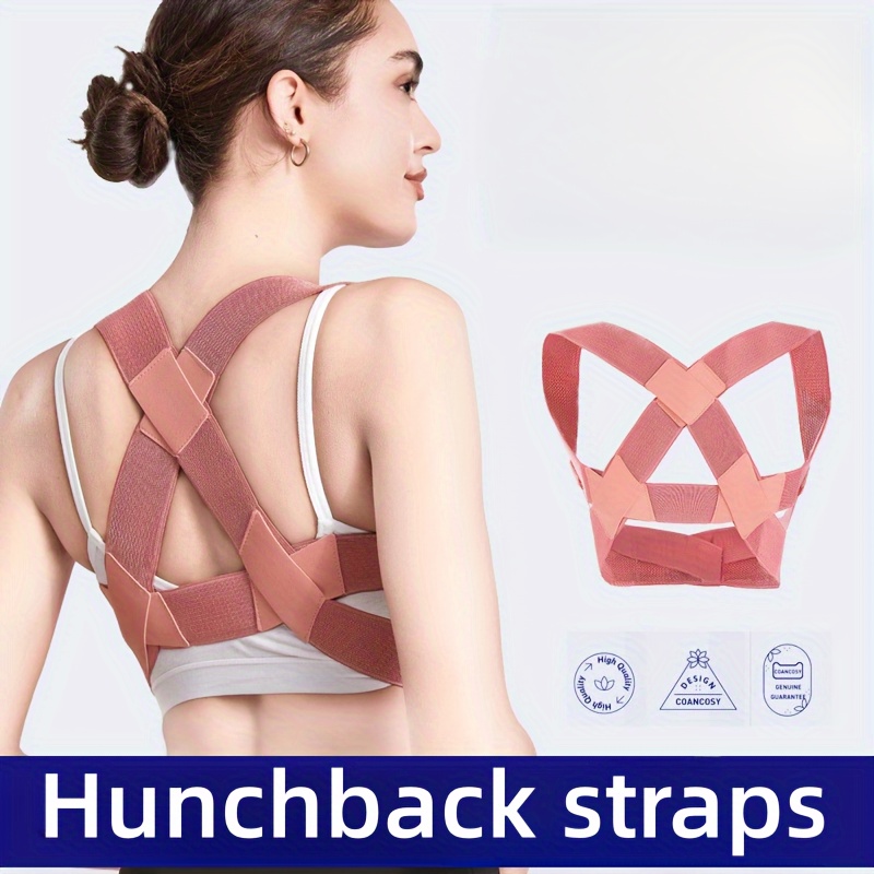 Order A Size Open Shoulder Back Brace Posture Corrector - Temu