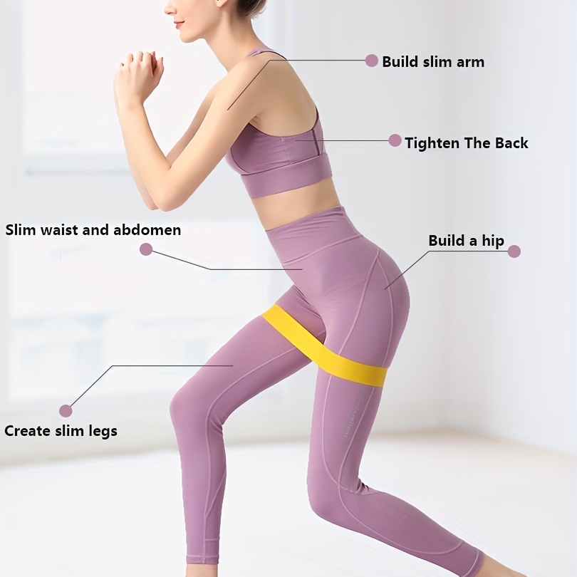 Portable Fitness Resistance Band Thighs Butt Squats Ideal - Temu