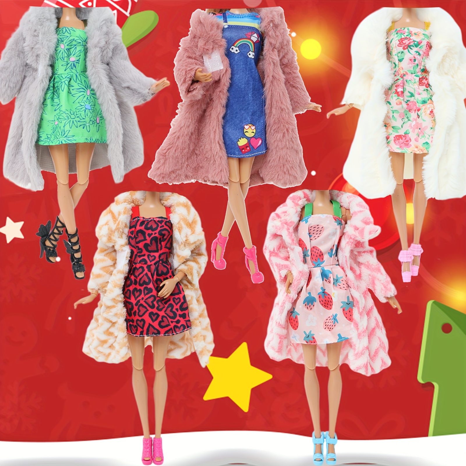 Kawaii Mode Fait À La Main 12 ArticlesAccessoires De Poupée Expédition  Rapide = 6 Hauts + 6 Pantalons Vêtements Pour Jeu Barbie Bricolage Cadeaux  Danniversaire Du 13,27 €