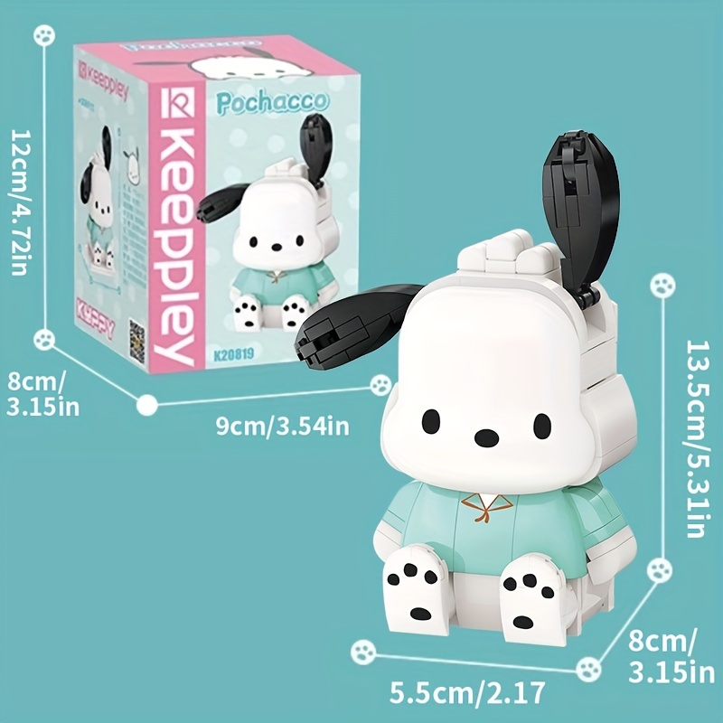 Keeppley Kuromi Melody Hello Kitty Building Block Model, Cartoon Animation  Building Block Assembled Toys Children's Educational Diy Toy Gift Adult  Desktop Decoration - Temu