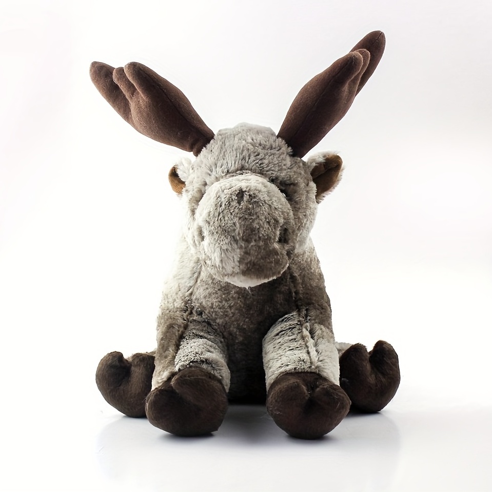 Snow Moose Plush Cute Deer Kawaii Soft Plushies Animal - Temu
