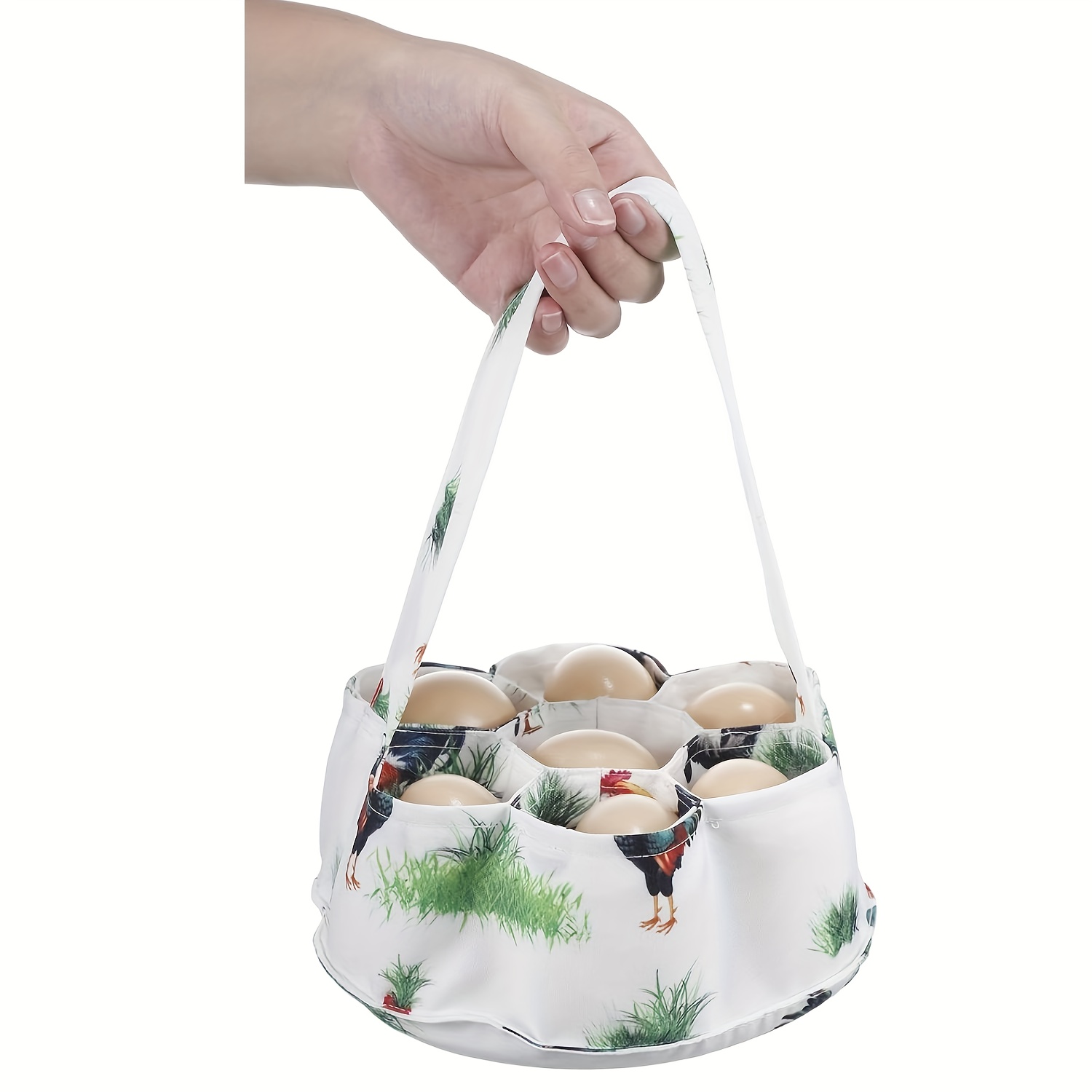 Egg Bags Fresh Egg Collecting Basket With 7 Pouches Eggs - Temu Canada