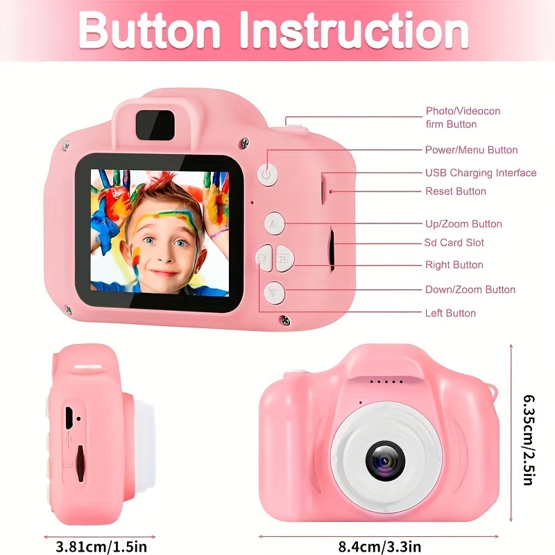 Digital Children's Foto Kamera Mini Child Video Photography Webcam