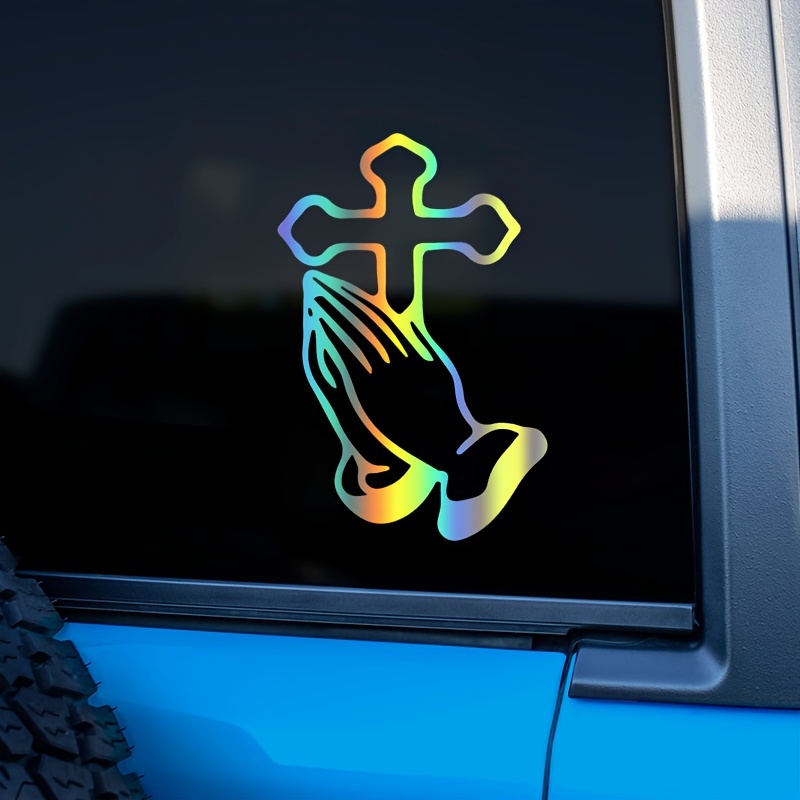 Crosses Heartbeat Christian Window Christian Stickers For Your Car