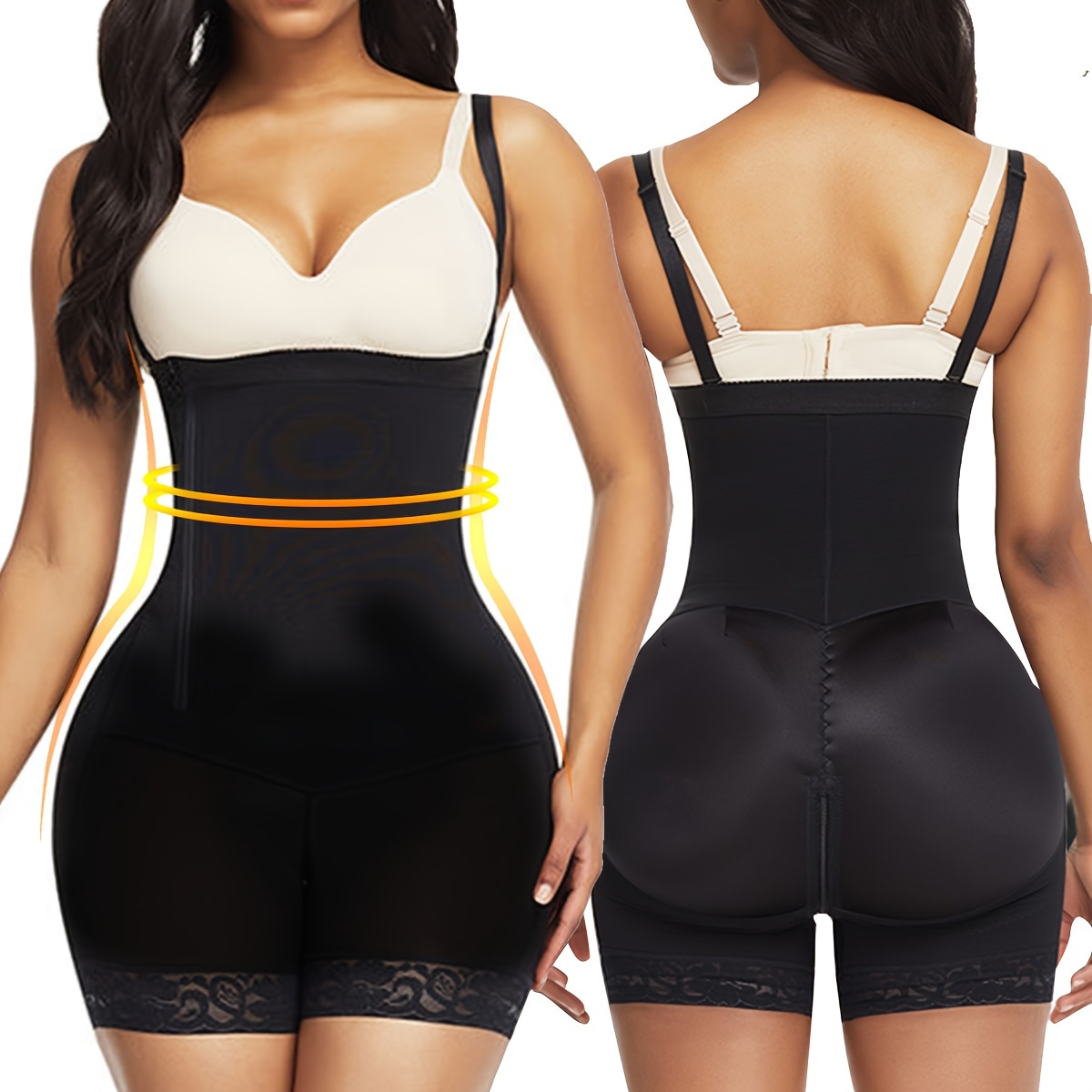 Zipper Waist Trainer Bodyshaper Belt Breathable Tummy - Temu