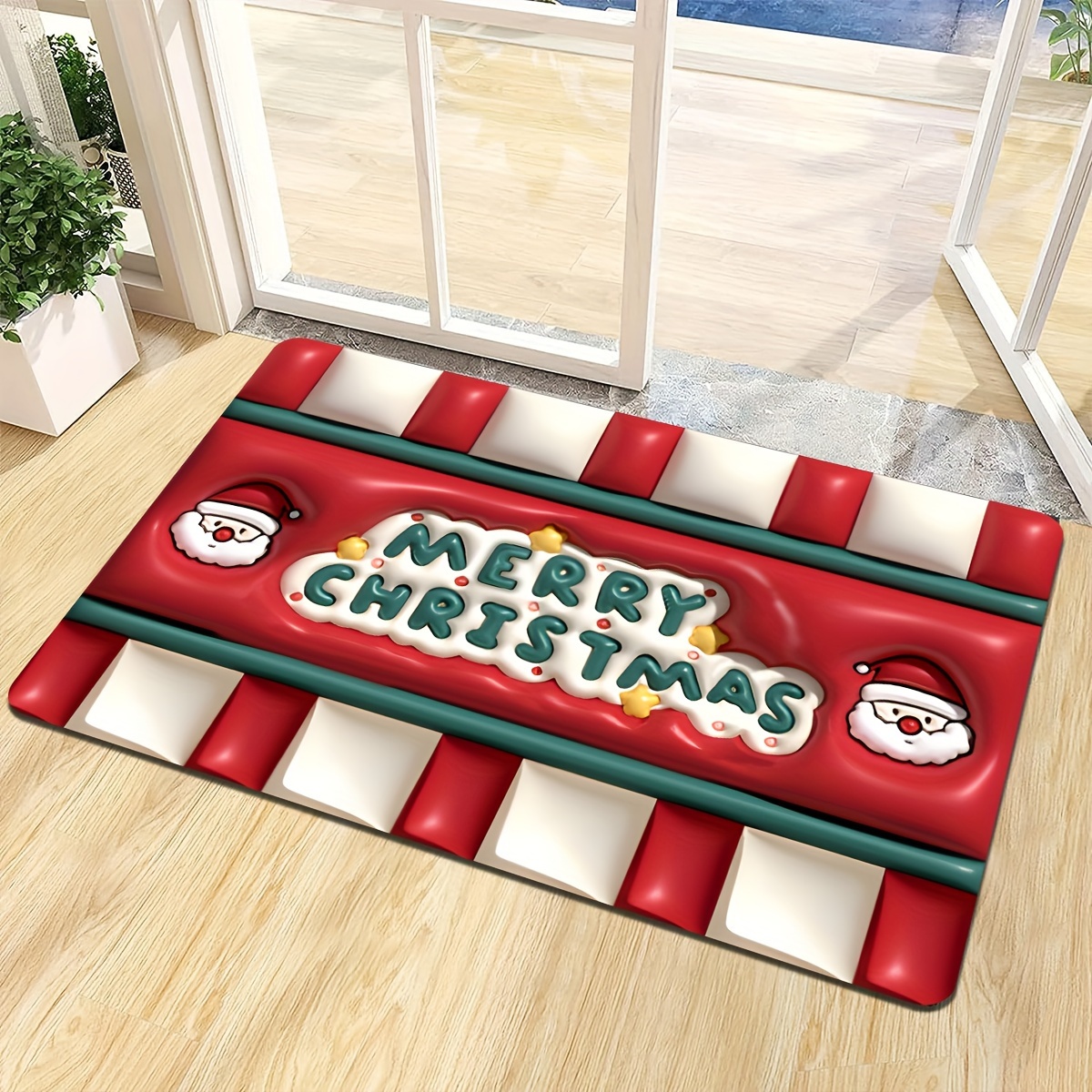 Indoor Door Mat Non-Slip Dirt Entrance Mat Rug Washable inside Entry  Doormats