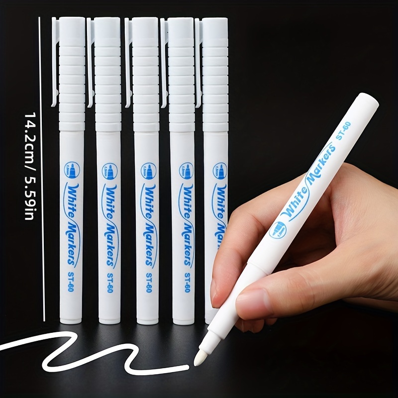 White Marker Pen Waterproof Quick drying Non fading - Temu