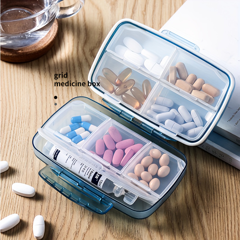 Medicine Storage Box 2 layer Portable Medicine Storage Box - Temu