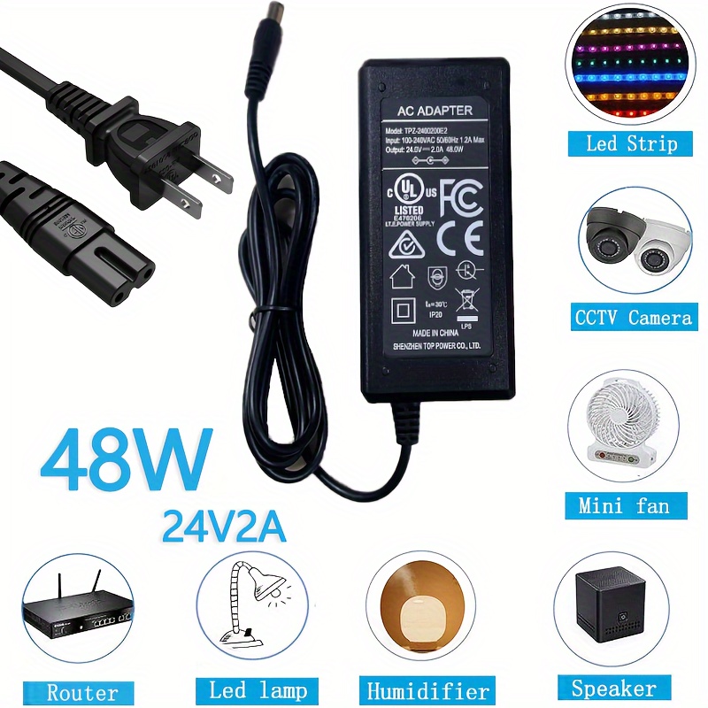 Boost Your Led Strip Lights With This 12v 5a Power Supply - Temu