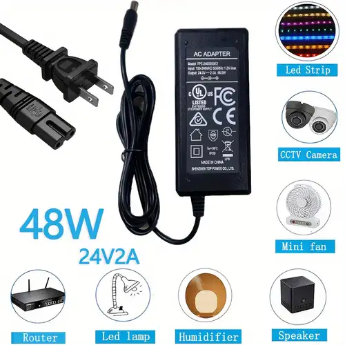 Boost Your Led Strip Lights With This 12v 5a Power Supply - Temu