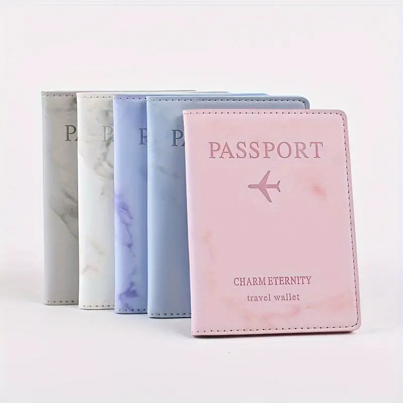Étui Pour Cartes De Passeport De Style Simple De Voyage, Étui De