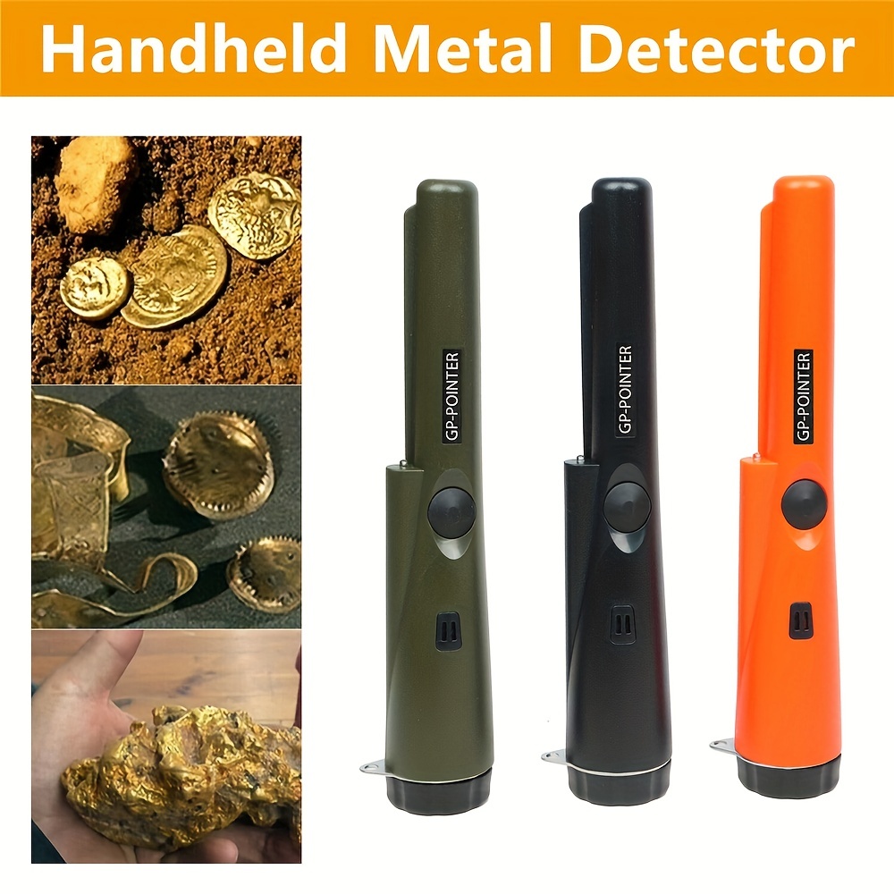 Détecteur de métaux Portable, détecteur de métaux à Balayage à 360 °,  pointeur de métal étanche