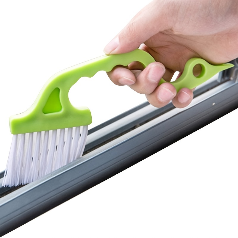 GoGreen Sprouter Cleaning Window Brush with Crevice Brush, Window Sill  Cleaner Tool-Creative Door Window Groove Cleaning Brushes,Hand-held Crevice
