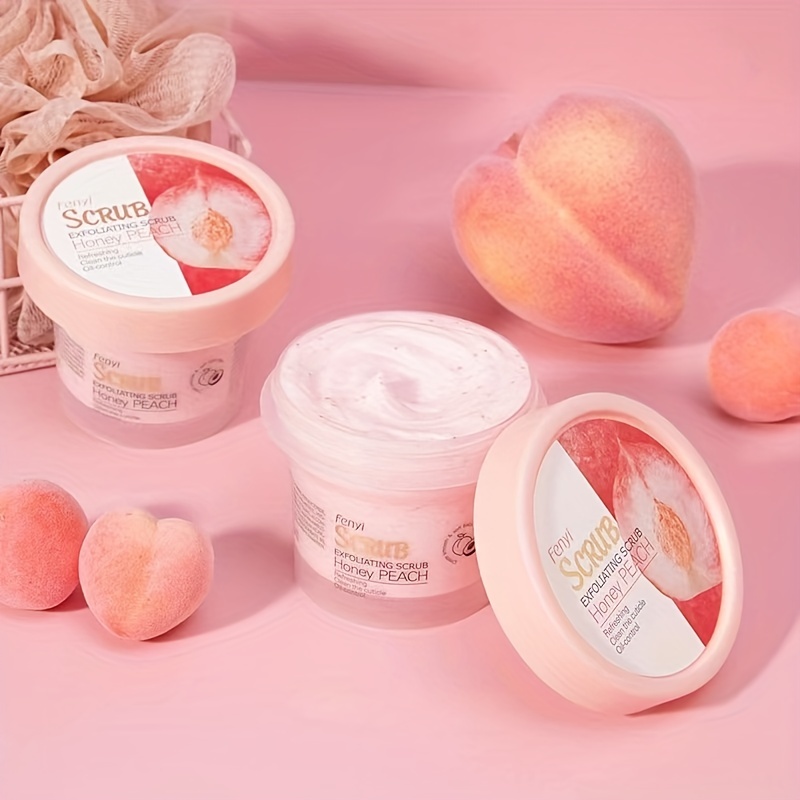 Peach Exfoliating Body Scrub - Natural Smooth & Tight Skin